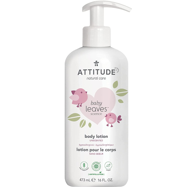 Attitude Baby Leaves Body Lotion - Fragrance Free 473 ml