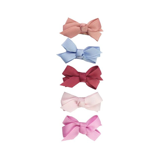 Baby Wisp Chelsea Boutique Bow Small Snap 5pk - Little Miss