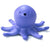 Purple rubber octopus bath toy.