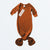 infant sleep gown that ties at the bottom in rust colour.