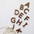 Gladfolk Wooden Alphabet Upper Case Set in Walnut