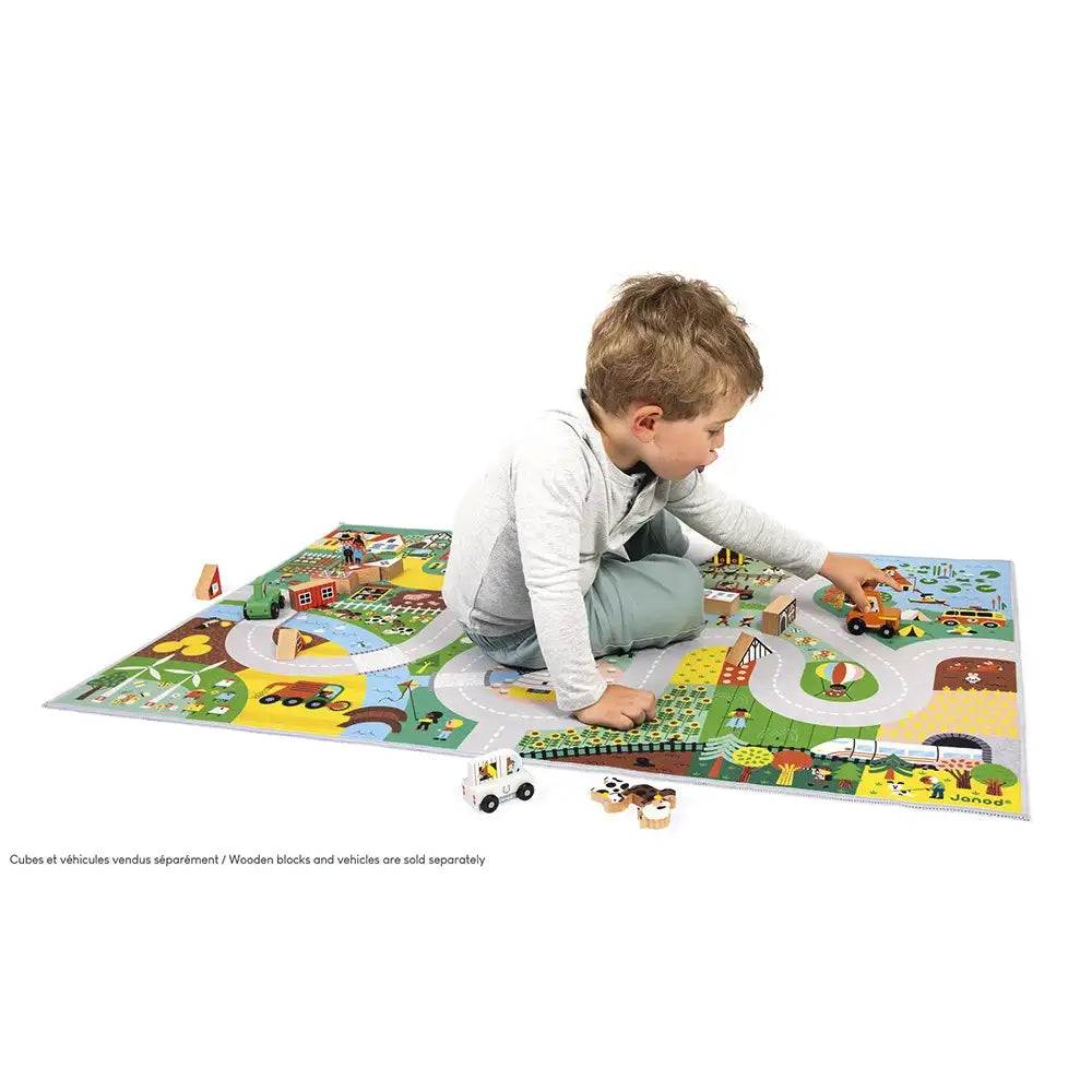 Janod Cross Roads - Countryside Play Mat