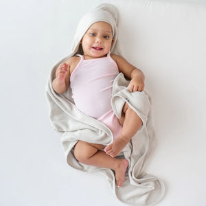 Kyte Baby Hooded Bath Towel in Oat