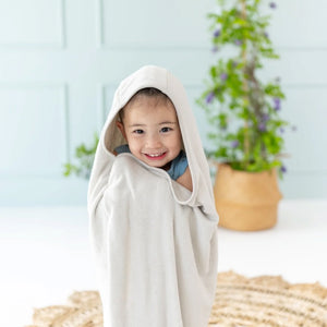 Kyte Baby Toddler Hooded Bath Towel in Oat