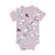 Kyte Baby Short Sleeve Printed Bodysuit in Cherry Blossom