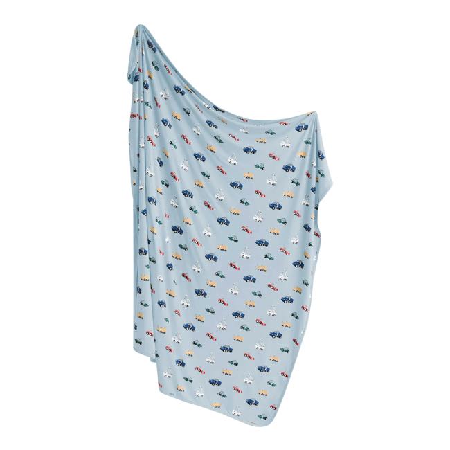 Kyte Baby Printed Swaddle Blanket in Construction