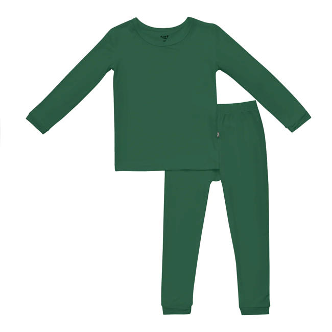 Kyte Baby Long Sleeve Toddler Pajama Set in Forest