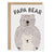 LoveLight Paper Papa Bear Card