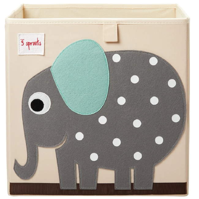 3 sprouts storage box - elephant