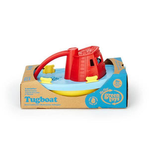 green toys tugboat red handle