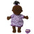 Manhattan Toy Wee Baby Stella Brown Doll with Black Hair - Purple Dress
