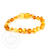 momma goose lemon amber adult bracelet 7.5"