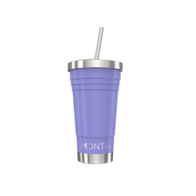 montii co insulated smoothie cup 450ml - violet