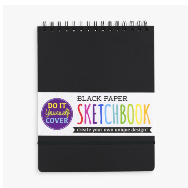 ooly large DIY sketchbook - black paper