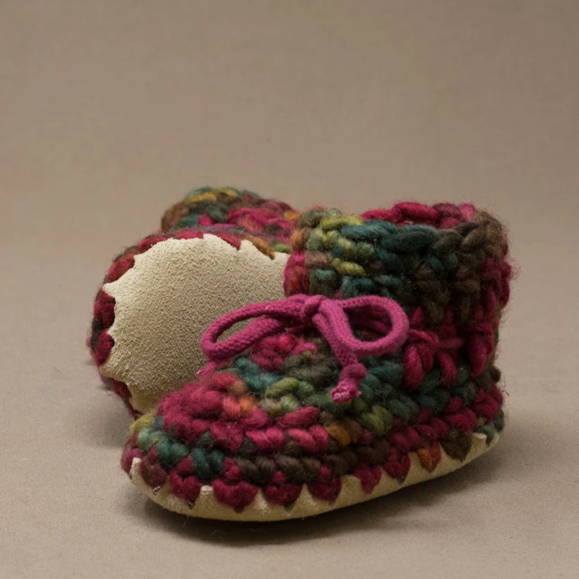 padraig cottage newborn & baby slippers - autumn
