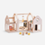 plan toys slide n go doll house (furnished)