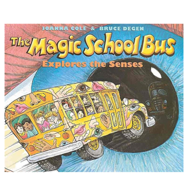 the magic school bus; explores the senses, paperback book