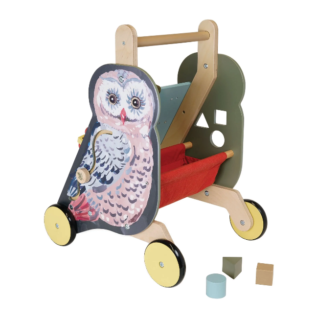 manhattan toy wildwoods owl push cart