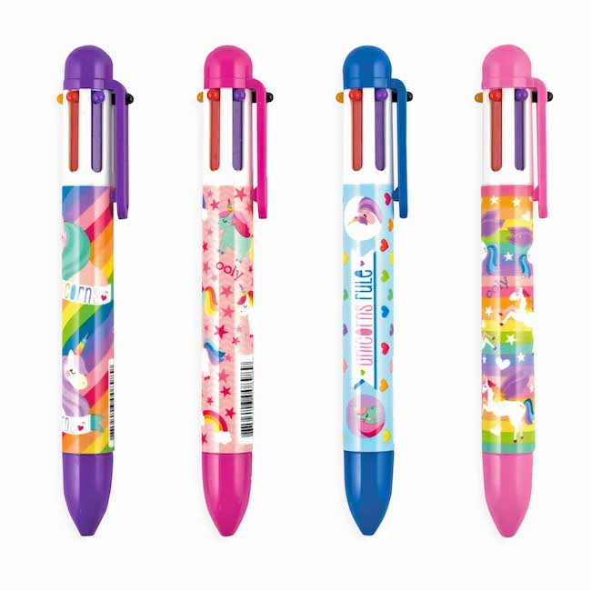 Ooly Unique Unicorns 6 Click Multi Color Pen