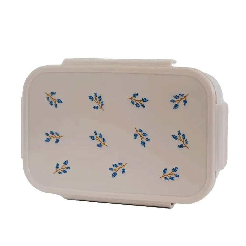 3 Sprouts Recycled Plastic Bento Box - Blueberry Taupe