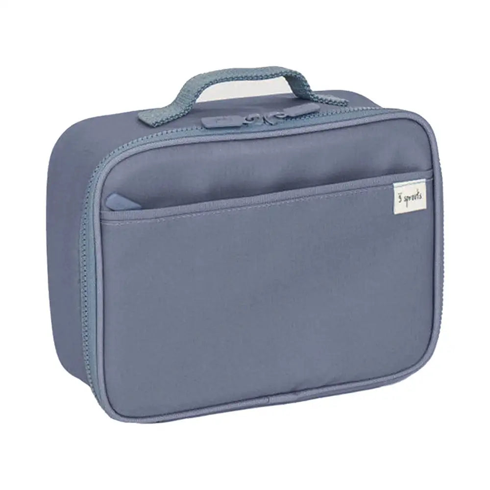 3 Sprouts Lunch Bag Recycled Fabric - Blue