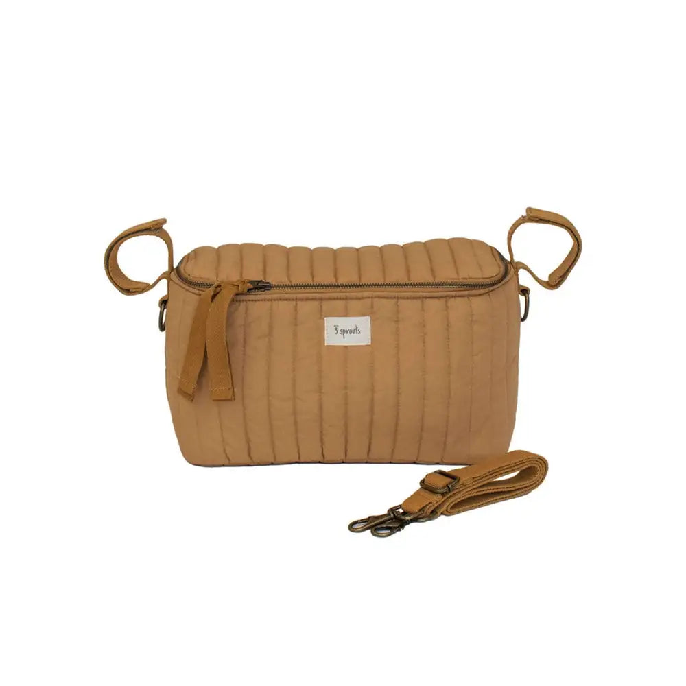 3 Sprouts Quilted Stroller Organizer - Mustard