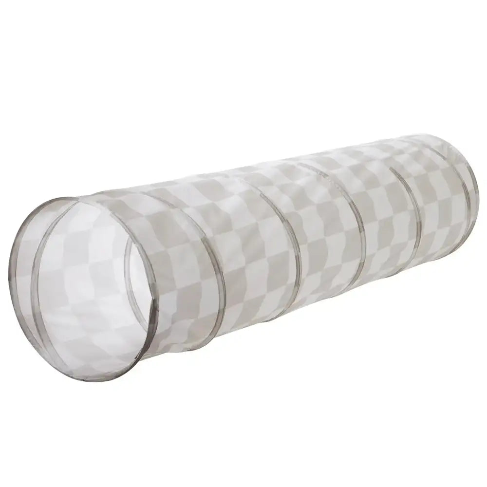 3 Sprouts Kid's Play Tunnel - Checkerboard Beige