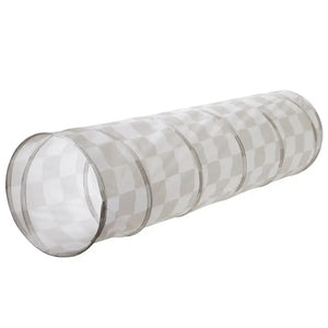 3 Sprouts Kid's Play Tunnel - Checkerboard Beige