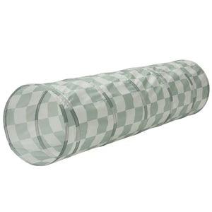 3 Sprouts Kid's Play Tunnel - Checkerboard Green