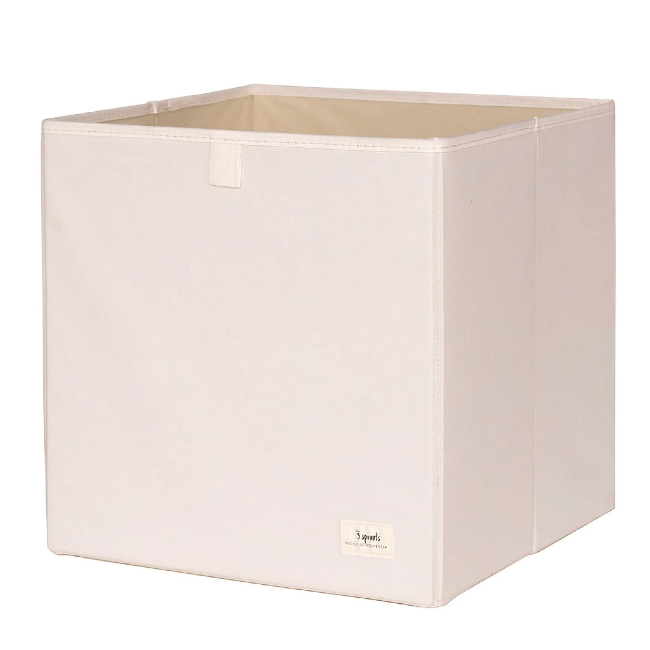 3 sprouts storage box - cream