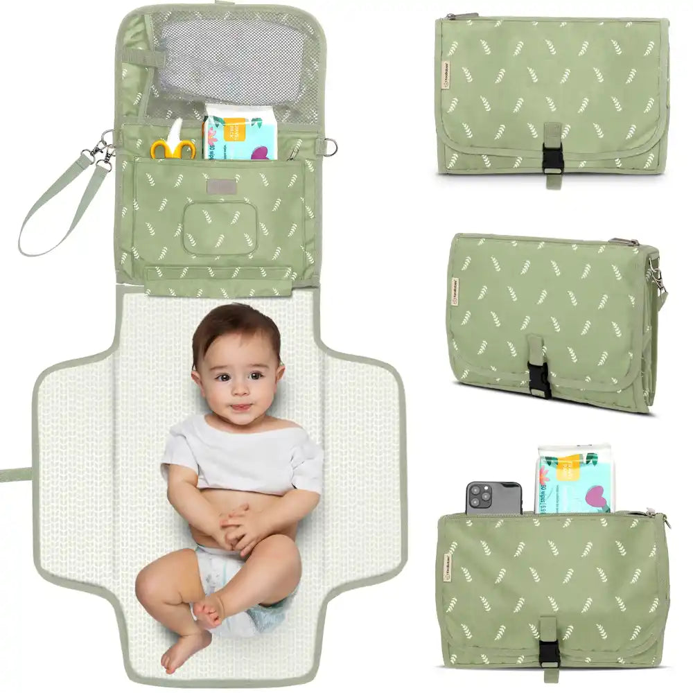 Keababies Ezee Portable Diaper Changing Pad - Acacia