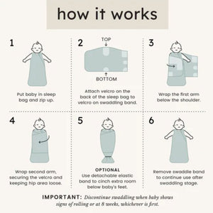 Kyte Baby 1.0 Tog Swaddler in Oat