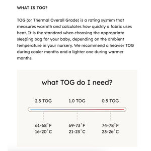 Kyte Baby 2.5 Tog Sleep Bag in Navy