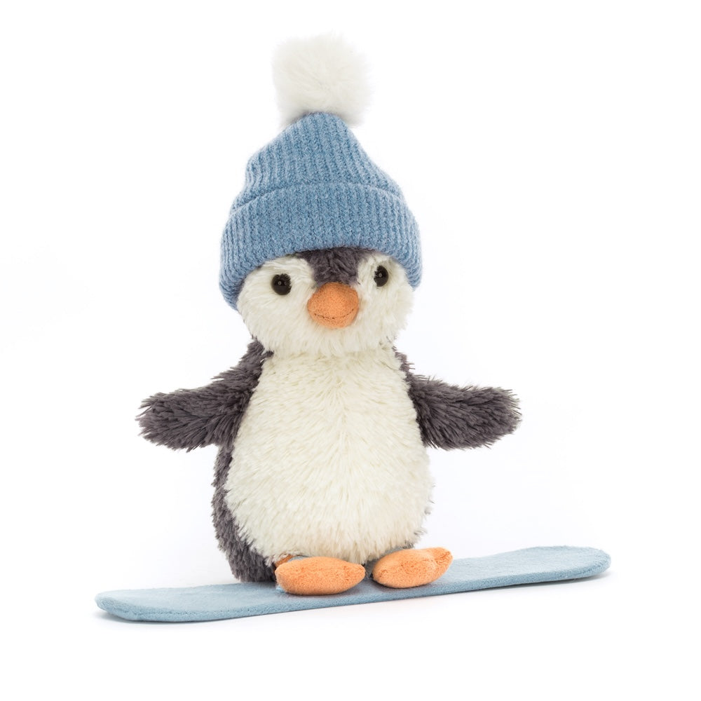 Jellycat Peanut Penguin Snowboarding - Small