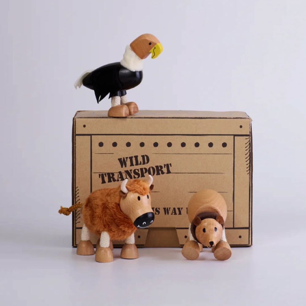 Anamalz Wooden Toy Bundle - Mini Roaming Mountain