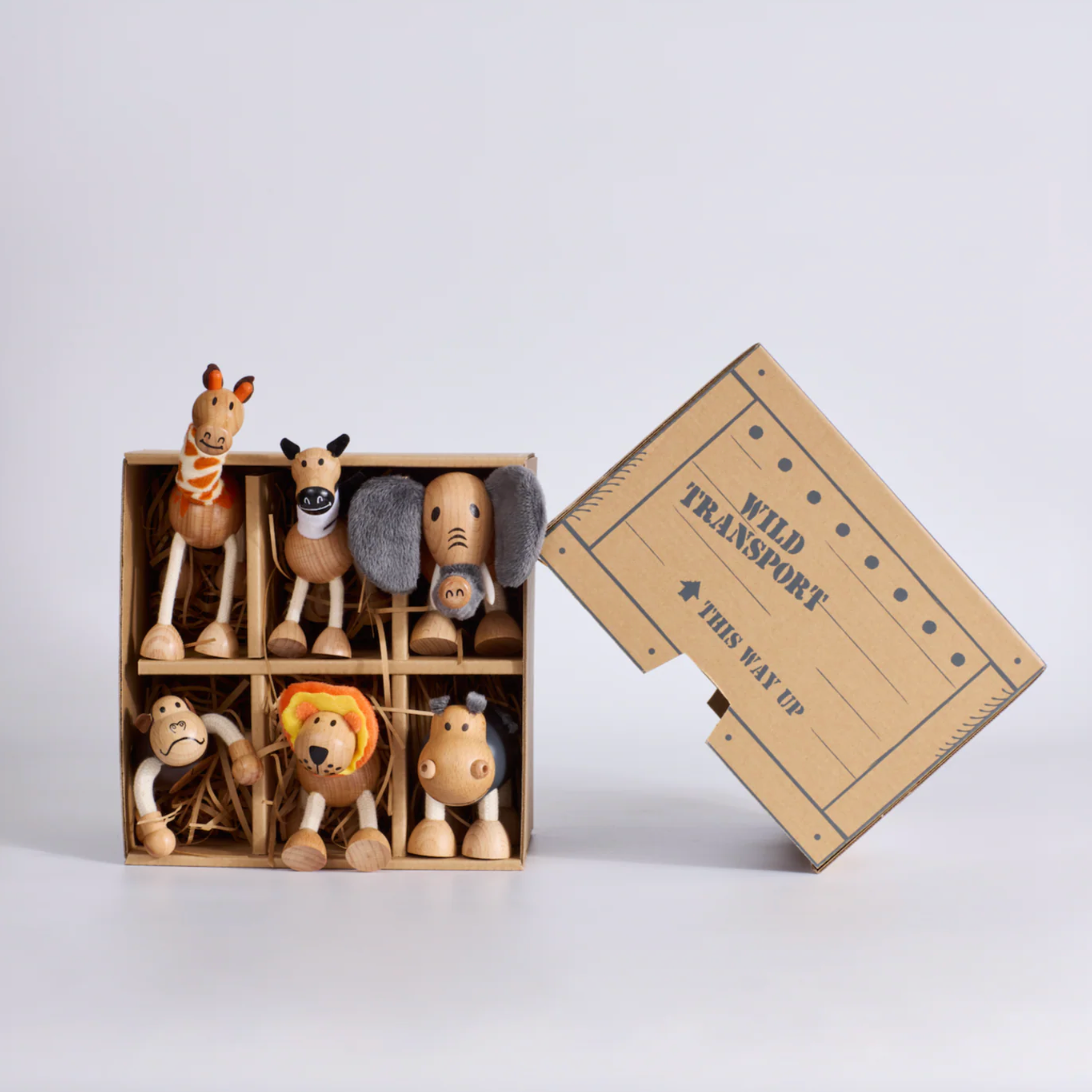 Anamalz Wooden Toy Bundle - Roaming Mountain