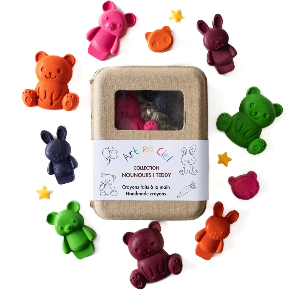 Art en Ciel Handmade Crayons - Teddy Bears