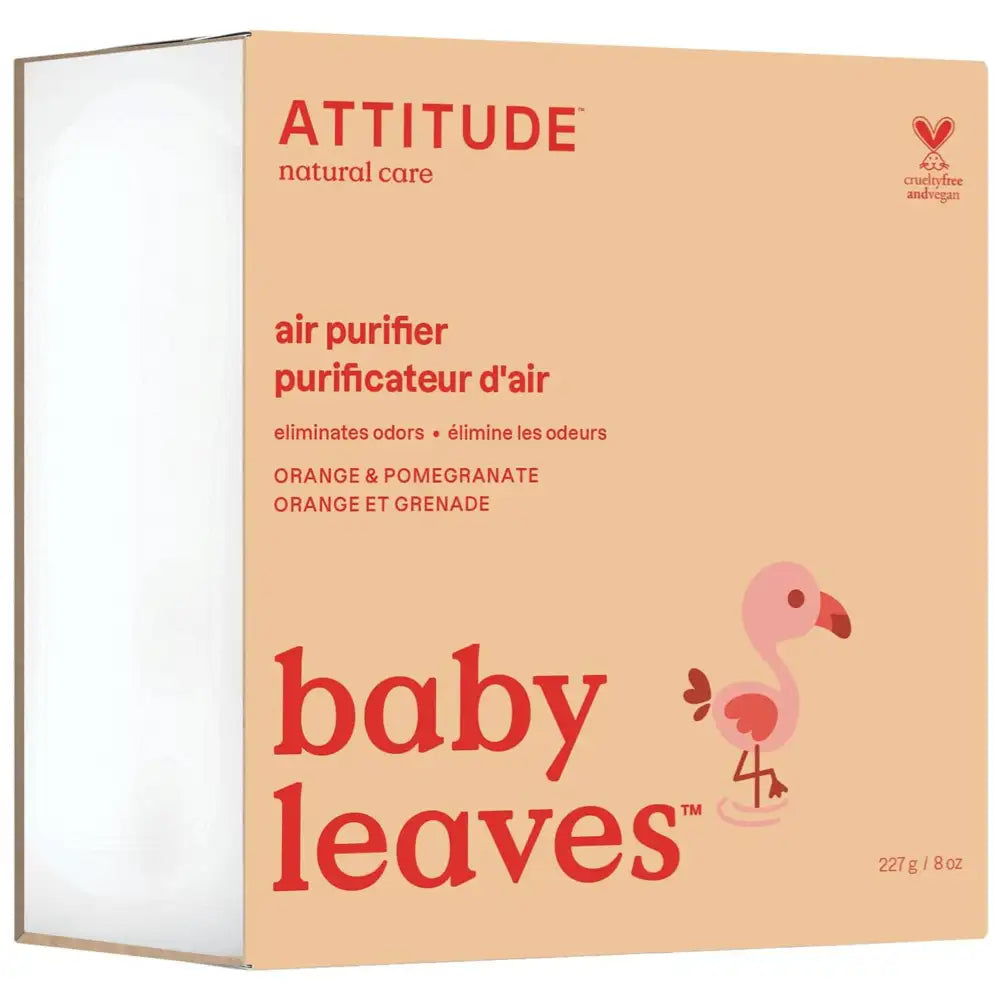 Attitude Baby Leaves Air Purifier - Orange + Pomegranate 227 g