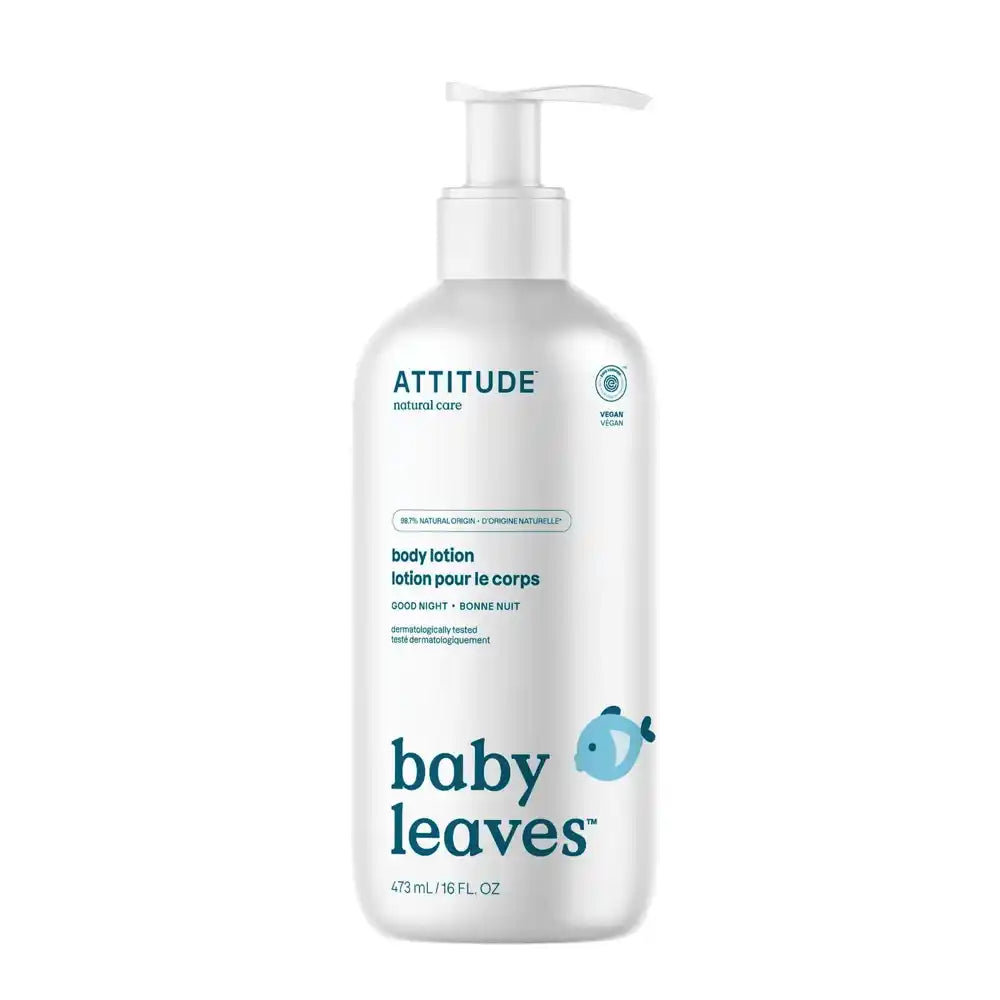Attitude Baby Leaves Body Lotion - Good Night Almond Milk 473 ml