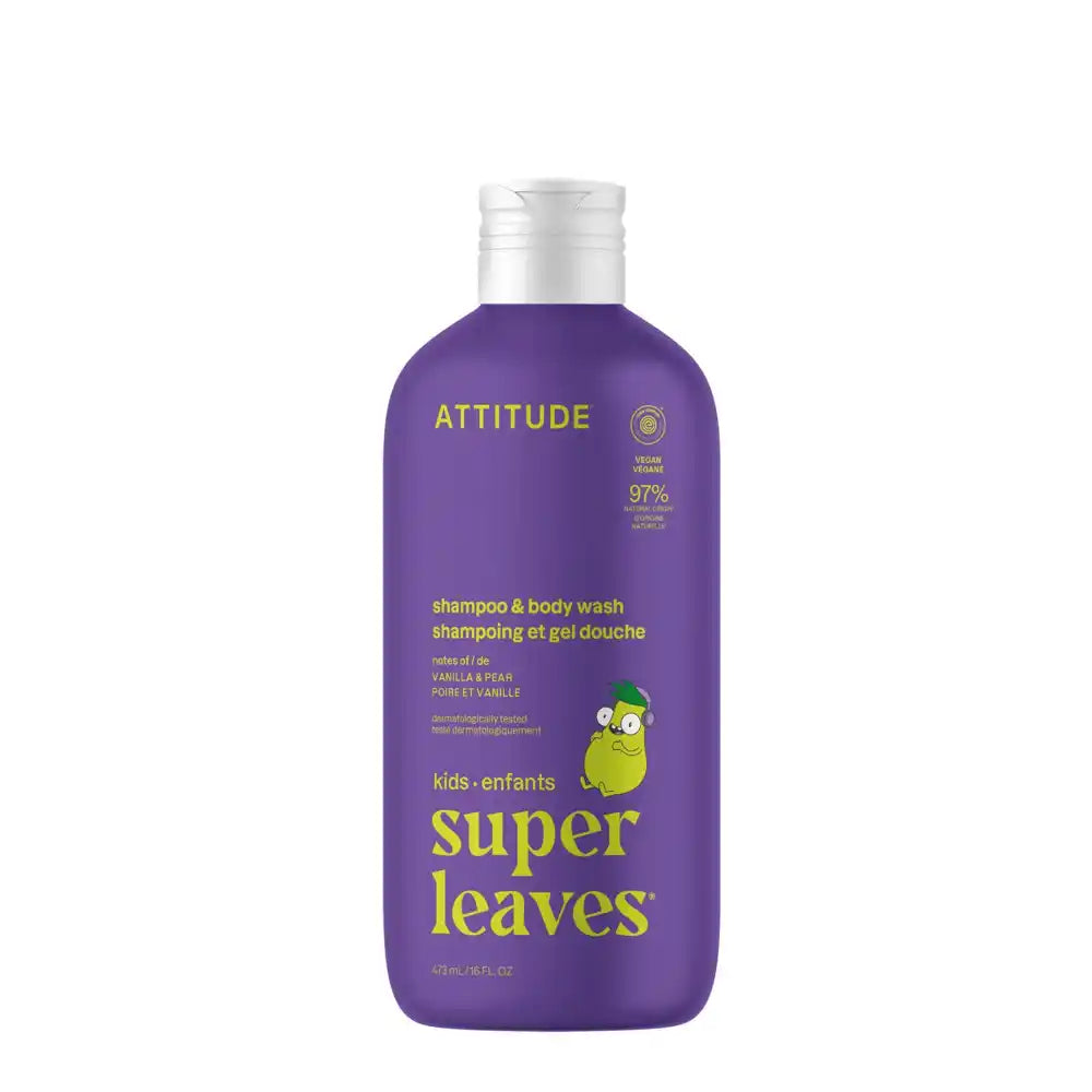 Attitude Little Leaves 2 in 1 Shampoo - Vanilla & Pear 473 ml