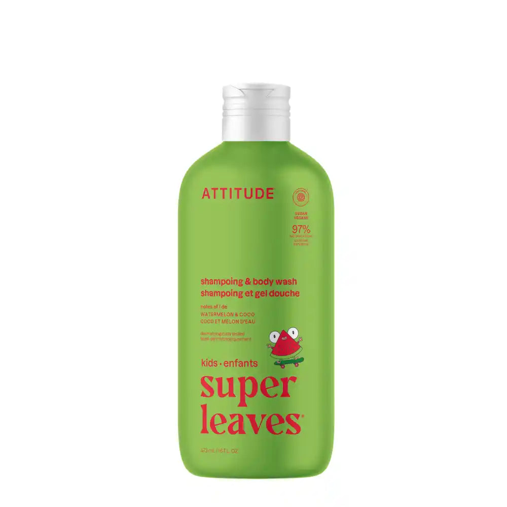 Attitude Little Leaves 2 in 1 Shampoo - Watermelon & Coco 473 ml