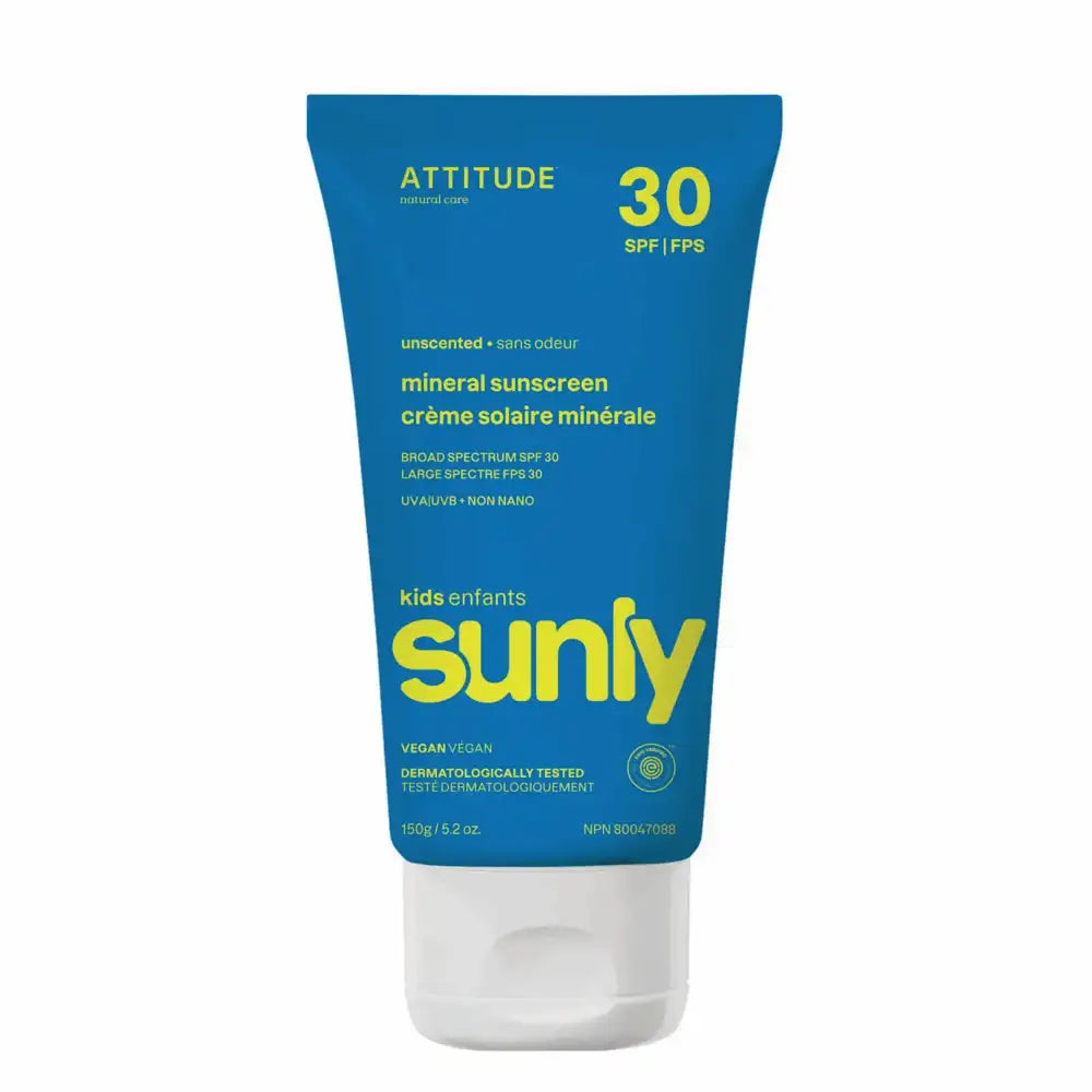 Attitude SPF 30 Baby + Kids Mineral Sunscreen - Fragrance Free 150 g