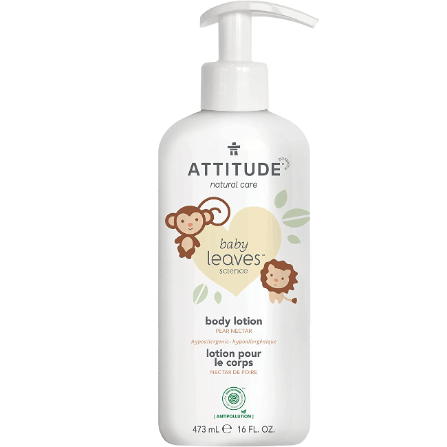 attitude baby leaves body lotion - pear nectar 473 ml
