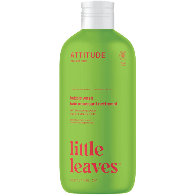 Attitude Little Leaves Bubble Wash - Watermelon + Coco 473 ml