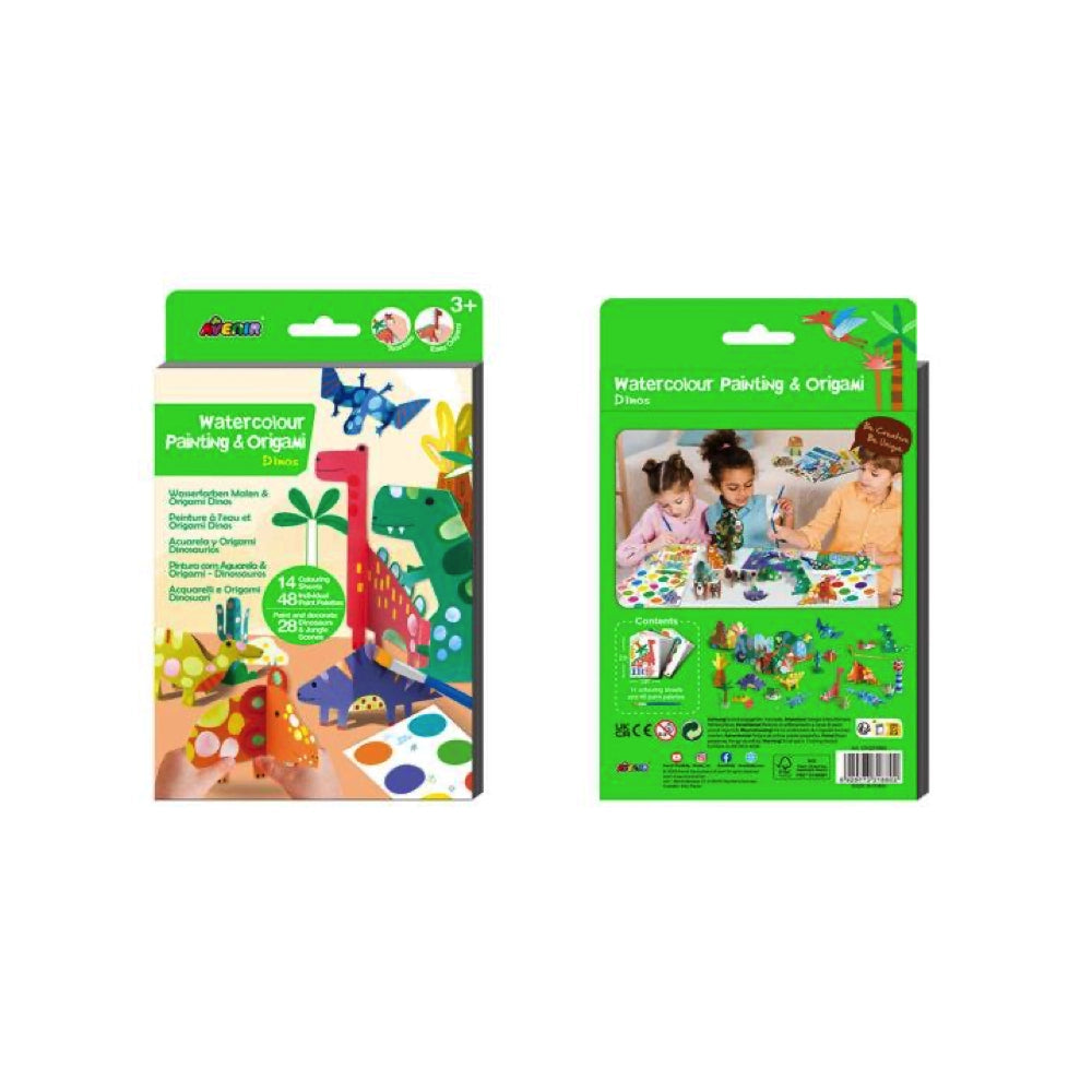 Avenir Watercolour Painting & Origami - Dino