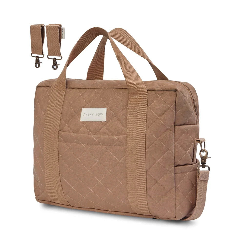 Avery Row Diaper Bag - Latte
