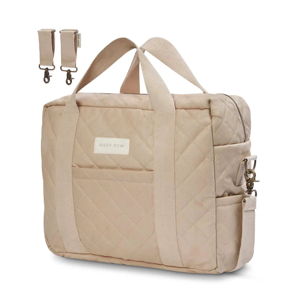 Avery Row Diaper Bag - Natural