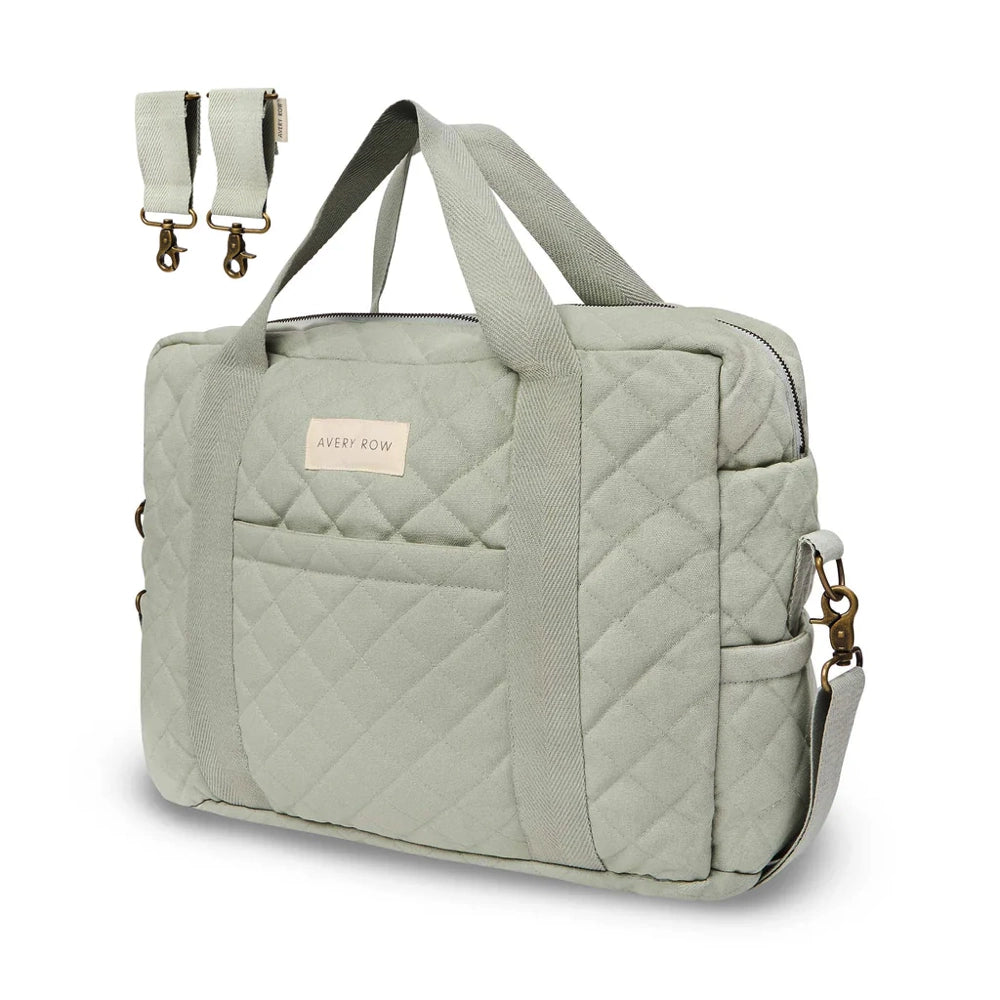 Avery Row Diaper Bag - Sage