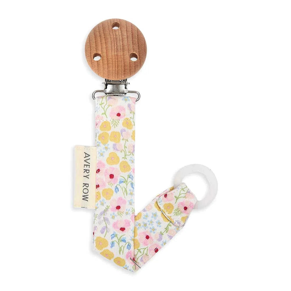 Avery Row Pacifier Clip - Wildflower