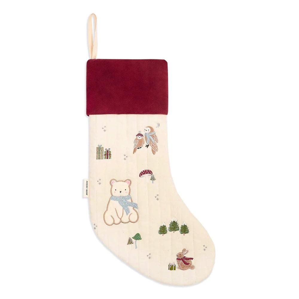 Avery Row Stocking - Polar Bear